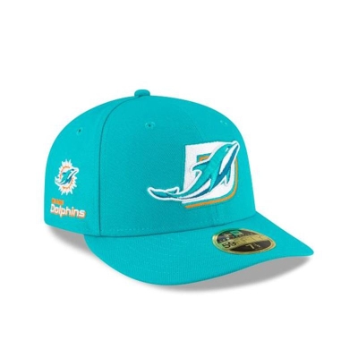 Miami Dolphins Gorra | New Era NFL Logo Mix Low Profile 59fifty Fitted Cap Mexico - Azules